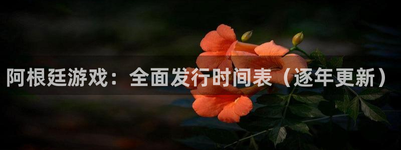 新宝gg平台是否合法：阿根廷游戏：全面发行时间表（逐年更新）